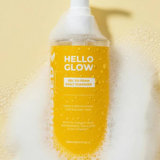 Hello Glow Sunkissed Gel to Foam Daily Cleanser
